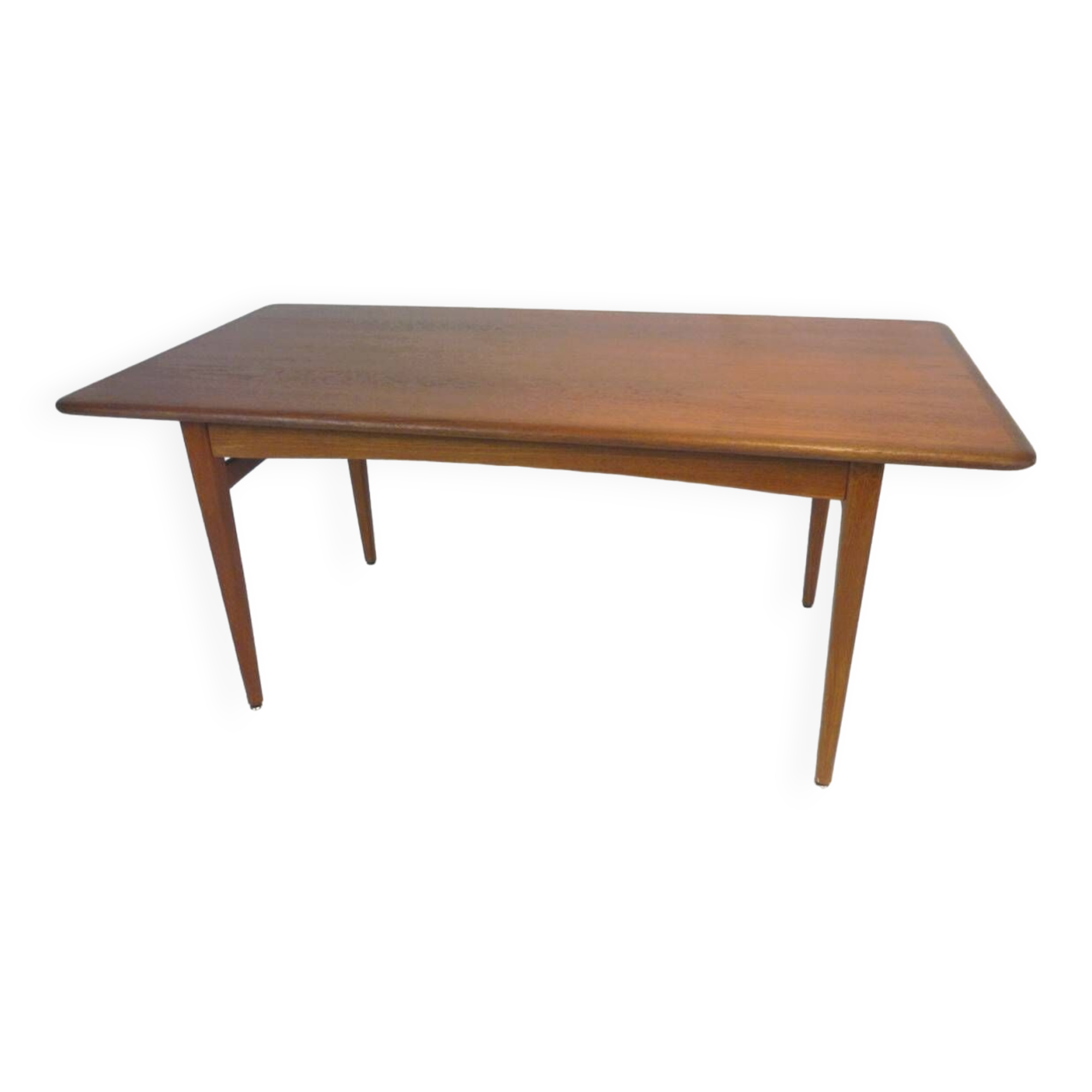 Teak stained oak living room table
