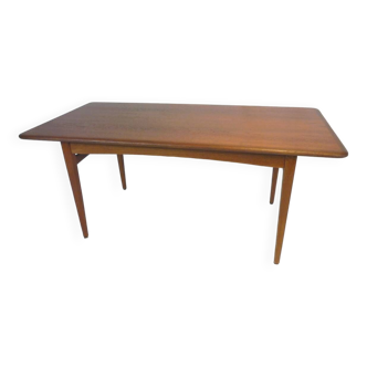 Teak stained oak living room table