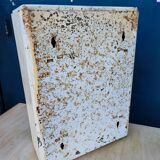 Metal medicine cabinet mirror