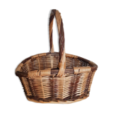Panier ovale en rotin