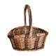 Oval rattan basket