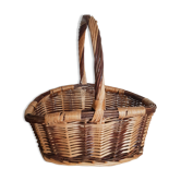 Panier ovale en rotin