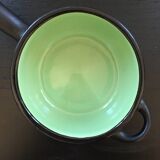 Black and Celadon Scandinavian Frying Pan