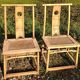 Chaises chinoises 1900