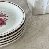 5 Gien dessert plates