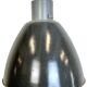 Grande Lampe d'Usine Industrielle en Émail Gris Foncé d'Elektrosvit, 1960s