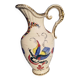 Polychrome ceramic jug, Hubert Bequet in Queragnon