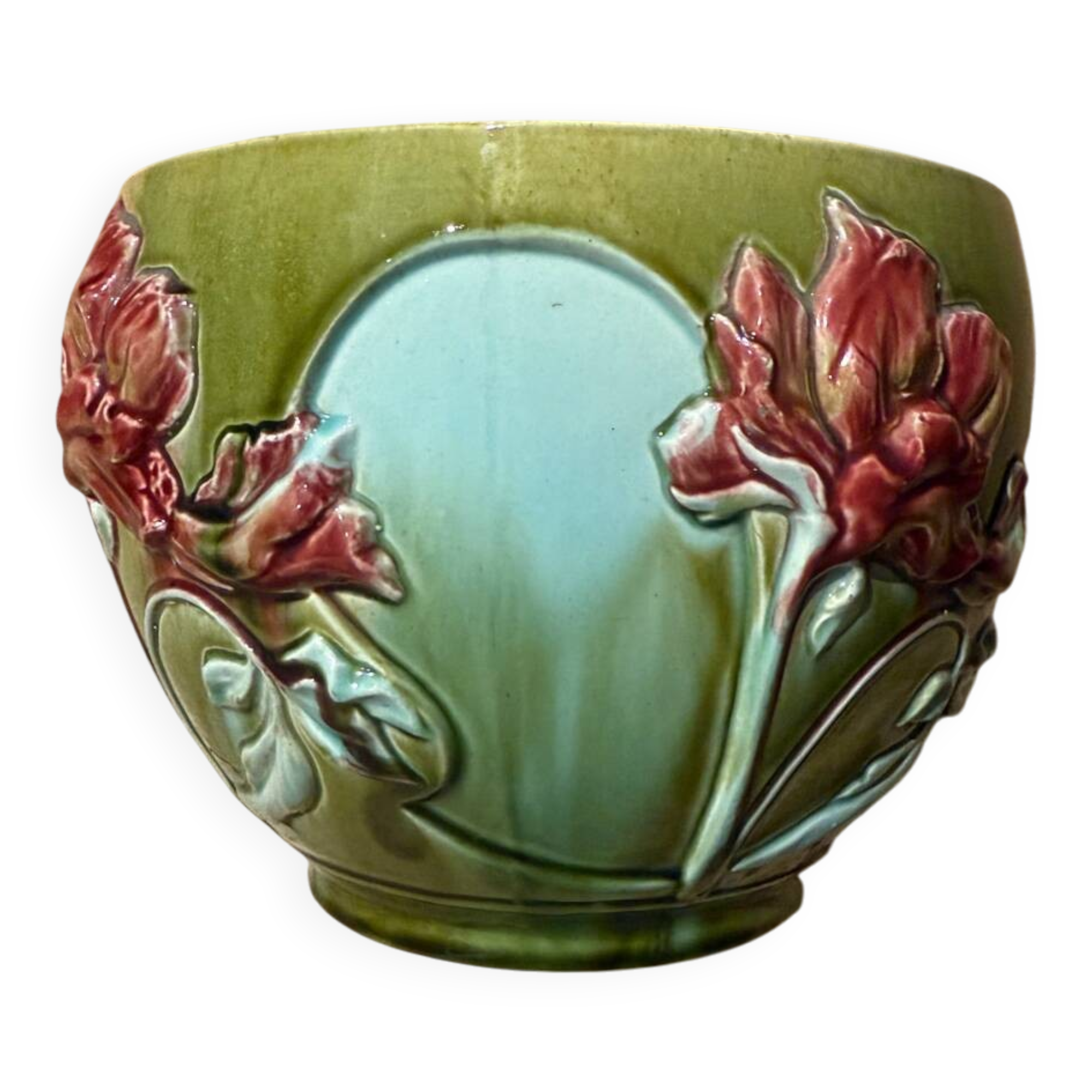 Cache-pot barbotine