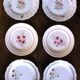 6 small paired plates Badonviller Saint Amand Luzin Digoin Sarreguemines