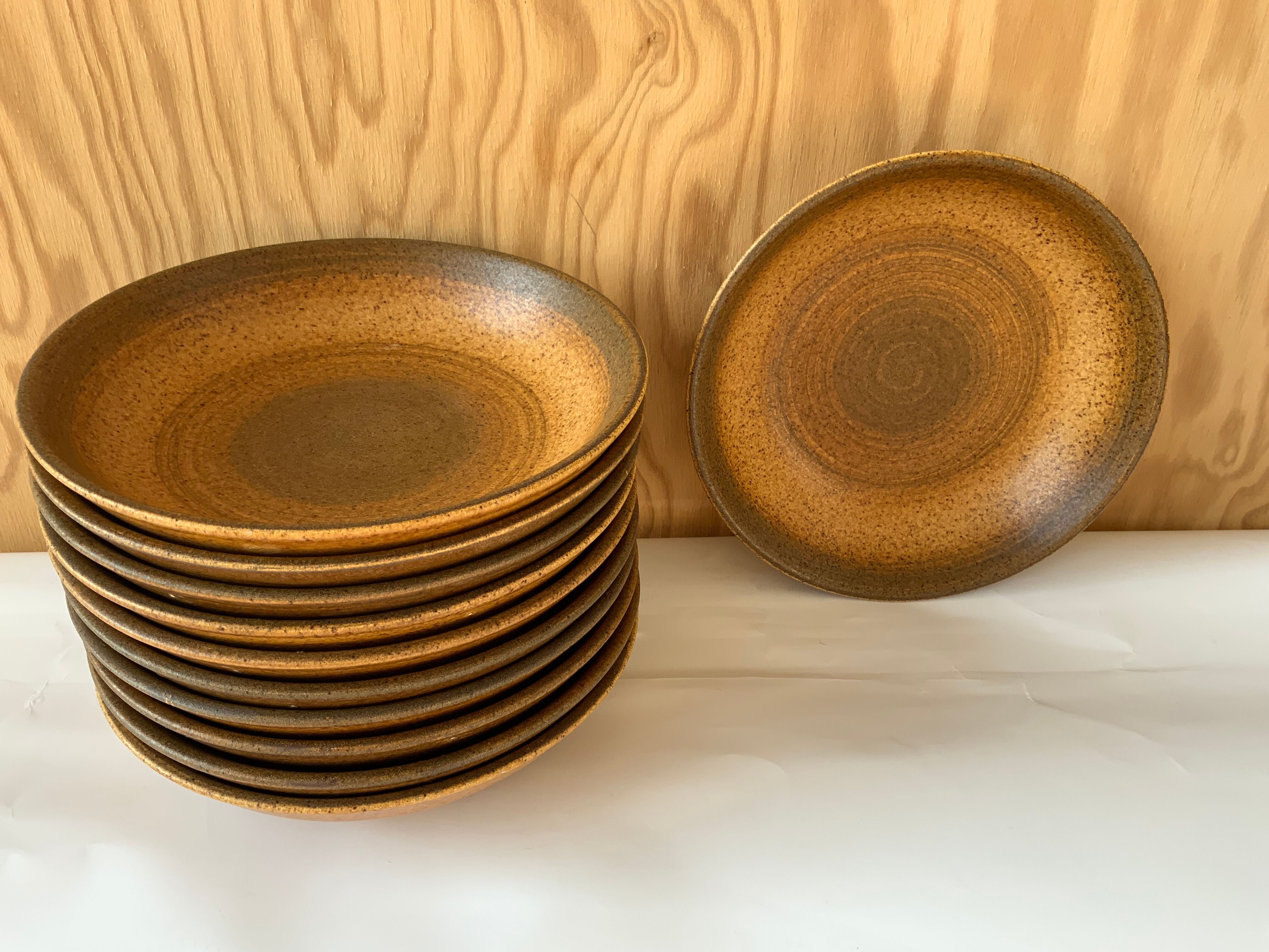 Vintage hollow plates