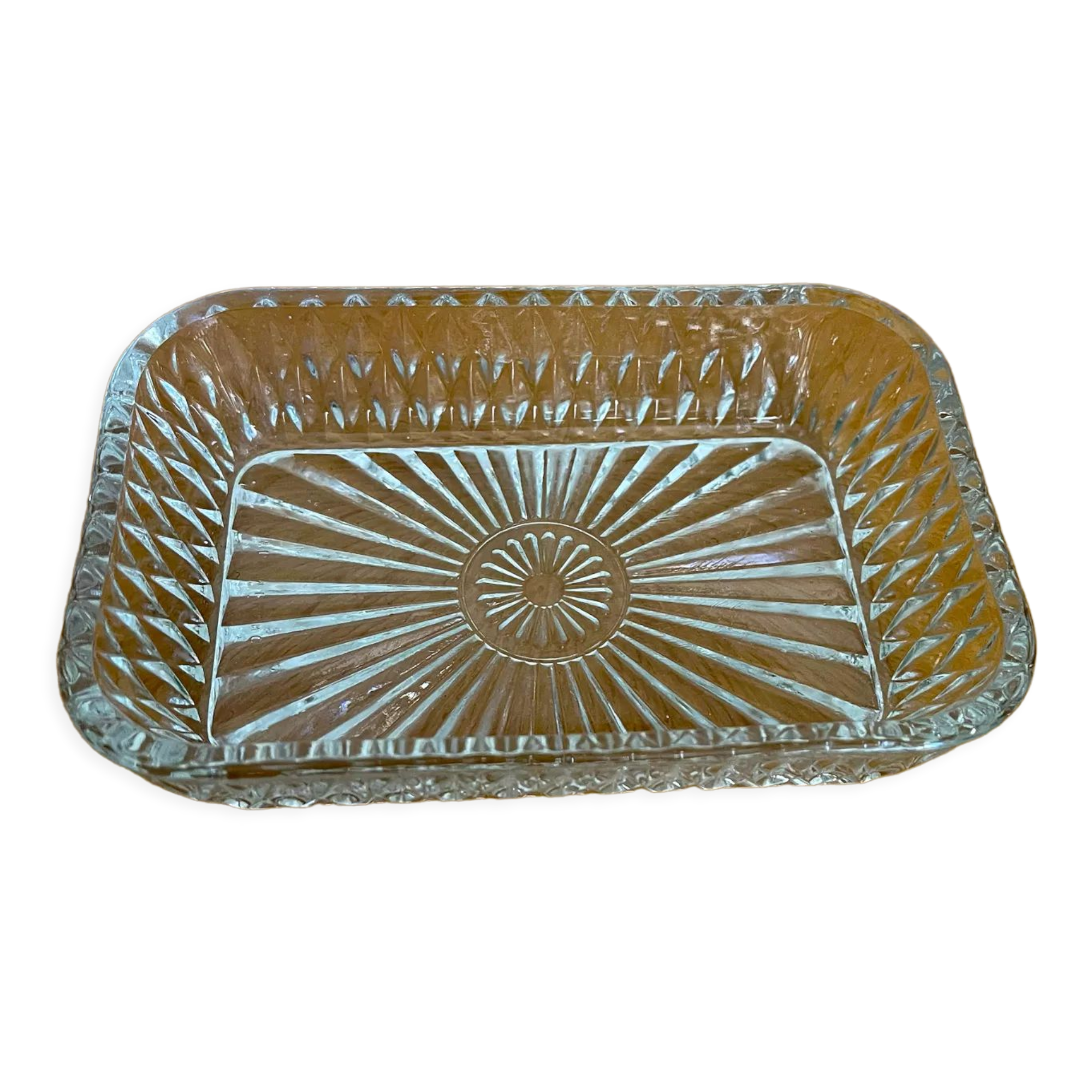 Vintage glass dish 1960