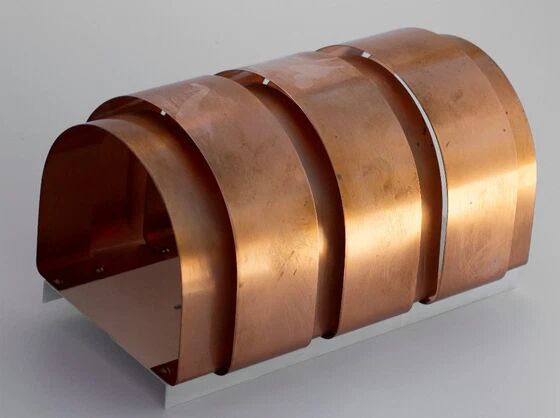 Hans-Agne Jakobsson wall lamp in copper, model V155 - Sweden, 1960s