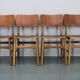 Ensemble de 4 chaises de salle à manger Ib Kofod Larsen des années 1960 en finition teck, Danemark