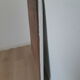 Old mirror, Louis Philippe style, white and gold patina, antique French