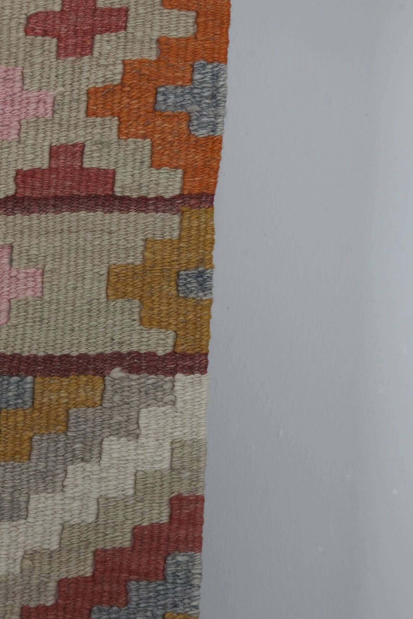 Tapis de couloir turc vintage 81x450 cm