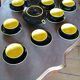 Tea set of Villeroy and Boch, Biarritz model, black and yellow