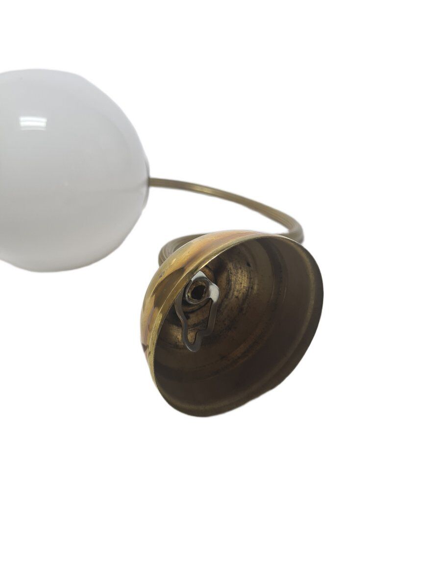 Art Deco metal wall lamp, Poland, 1950s