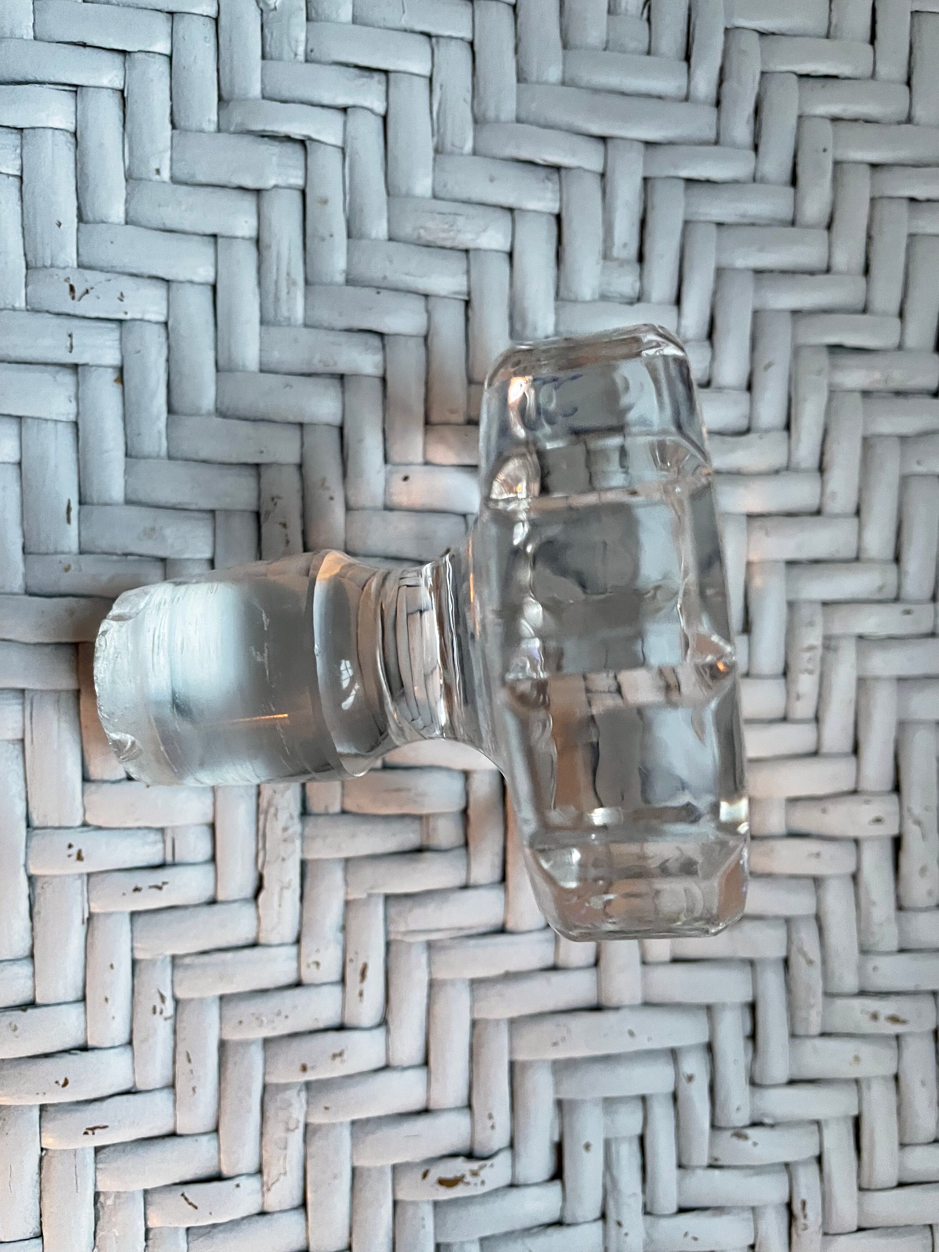 Carafon en cristal taillé H21