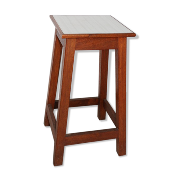 Tabouret hêtre et formica 610mm