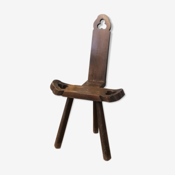 Brutalist tripod chair