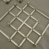 Silver metal underside