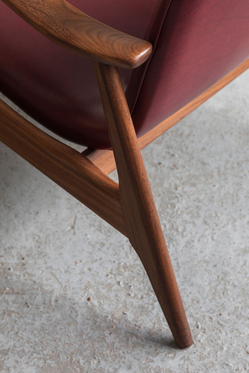 Set easy chairs by louis van teeffelen for wébé, dutch design, 1960s