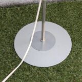 Lampadaire vintage métal brossé – années 70 – style Disderot / Reggian