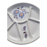 Plate set of 5 St Amand vintage Sologne model