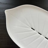 Large porcelain leaf dish