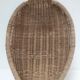 Zoomorphic basket bird, wicker braided vintage