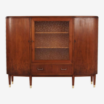 Walnut highboard 70's scandinavian design