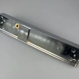 60s 70s wall lamp Limburg Germany Wall Sconce Ice Glass Chrome Space Age