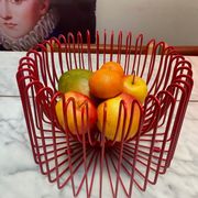Tradig fruit basket by Ehlen Johansson red metal