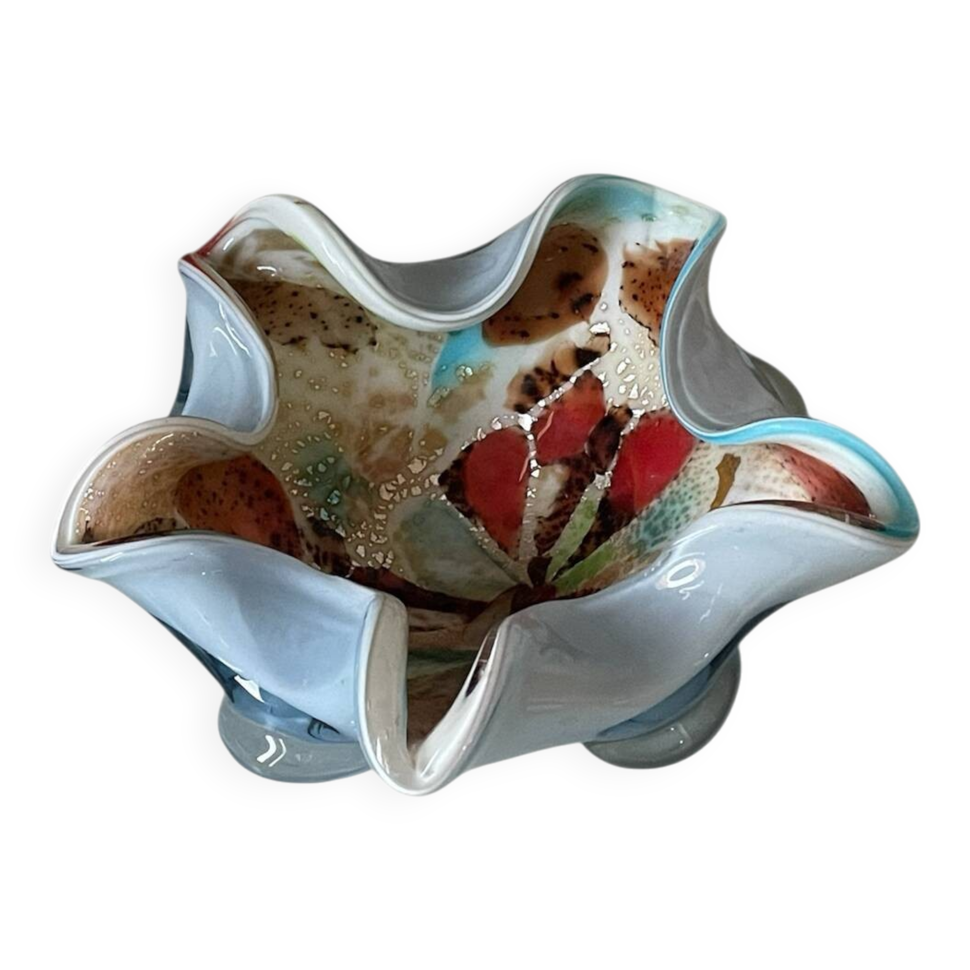 Cendrier vide-poche « Tutti Frutti » de Dino Martens en verre de M