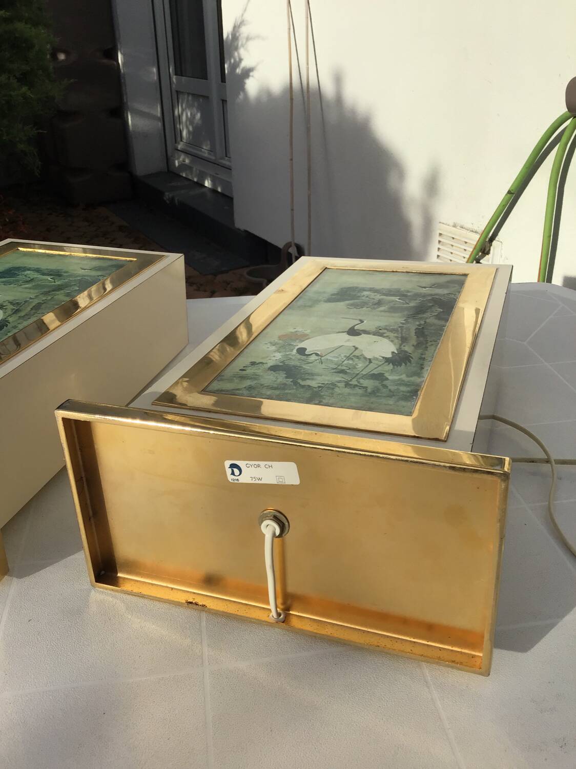 Pair of vintage Jean-Claude Mahey lamps