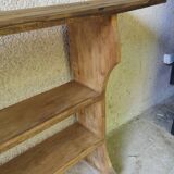 Antique solid wood wall shelf