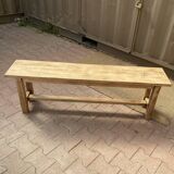 Solid oak bench