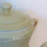 Enamelled ceramic teapot