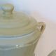 Enamelled ceramic teapot