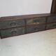 Antique workshop drawer unit from the 1920s.