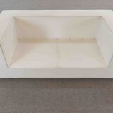 Throw Away Sofa by Willie Landels for Zanotta 1965 in white vinyl