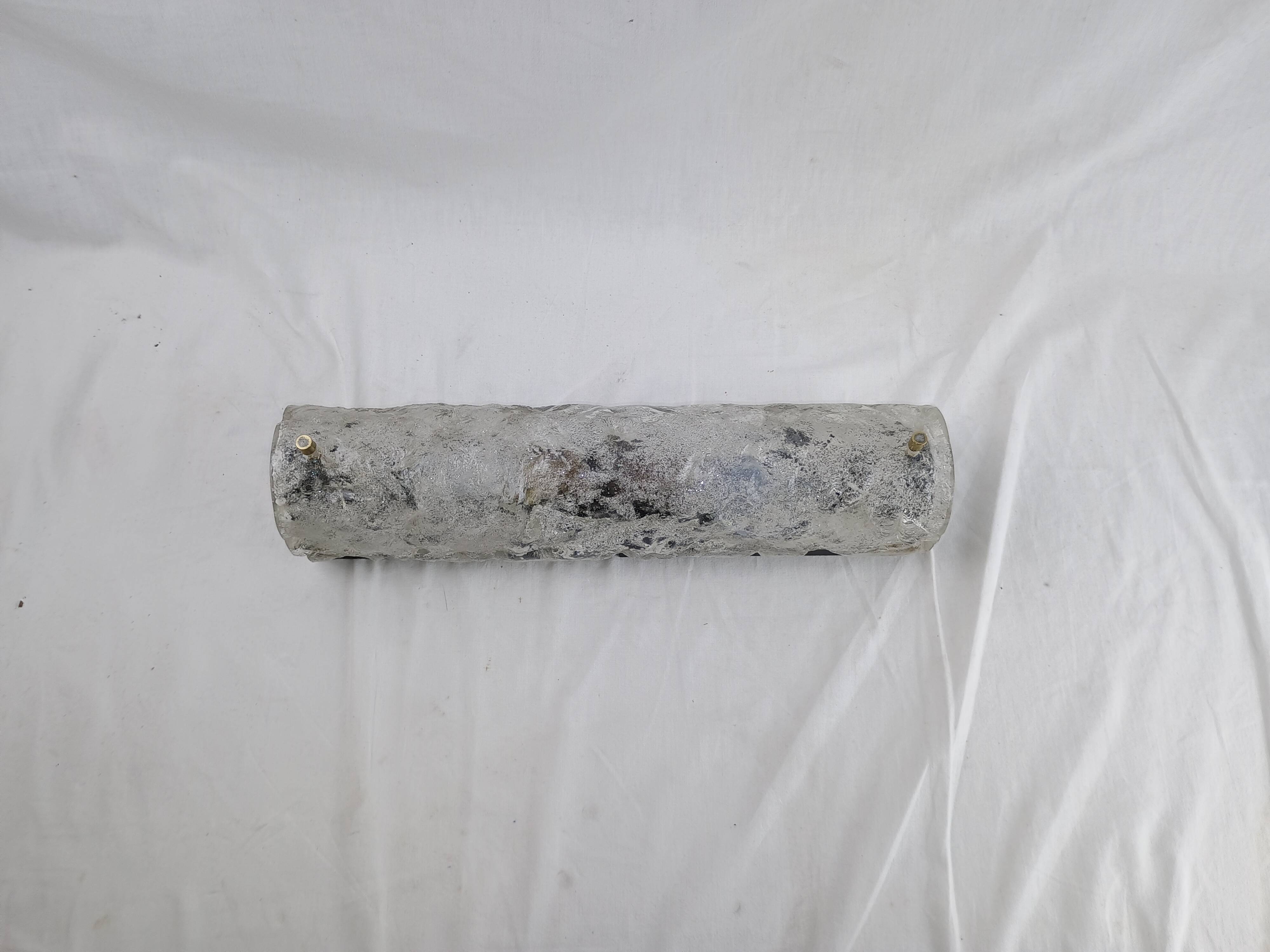 Vintage brutalist wall light J.T. Kalmar, Austria, 1960s.