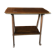 Rolling serving table