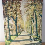 Bright walk, oil on paper signed Vero Cim.