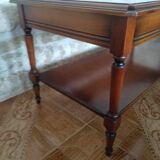 Glass center coffee table