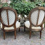 Fauteuil ancien style Louis XVI