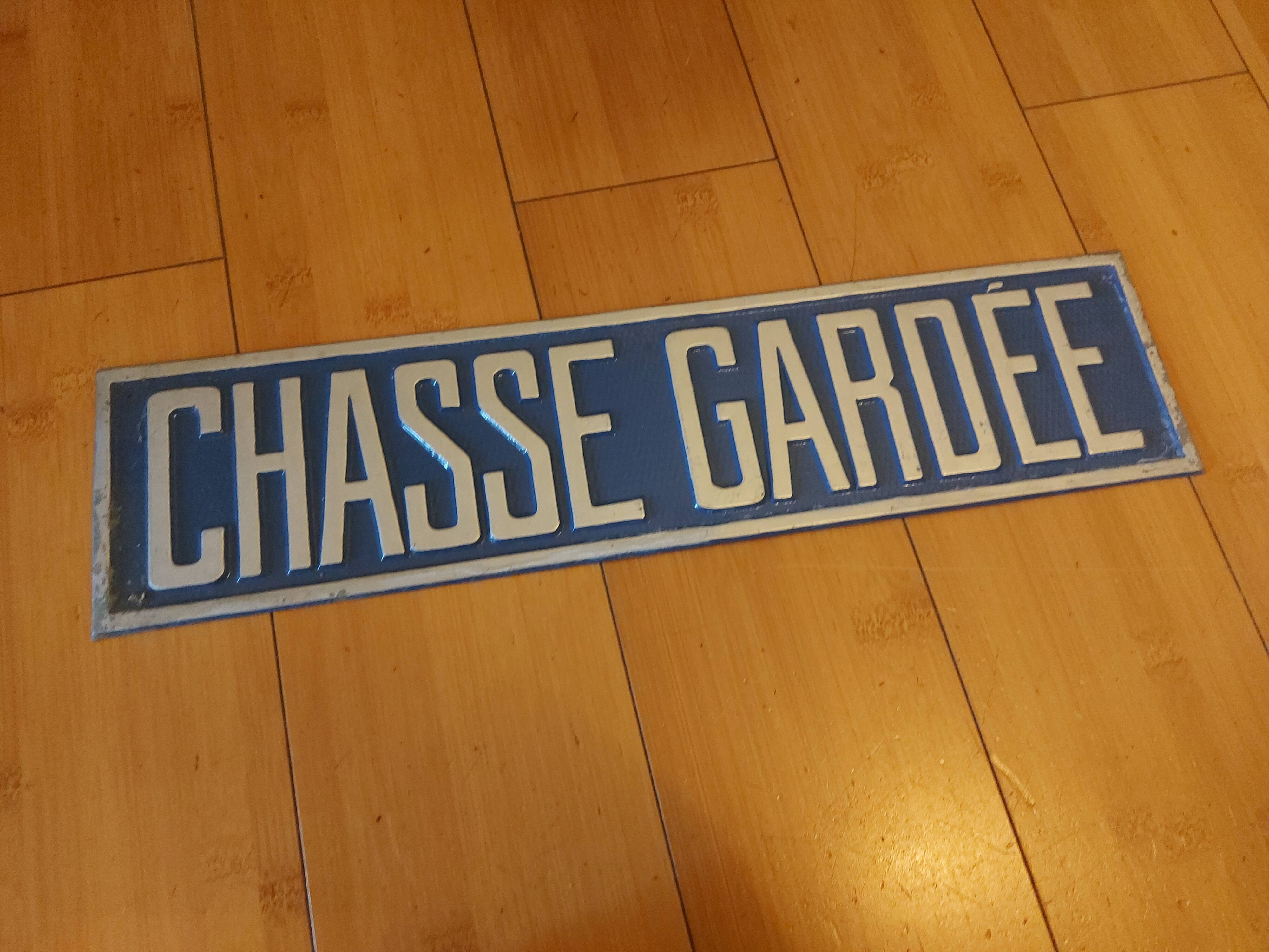 Metal plate preserved