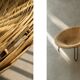 Vintage Mid-Century Italian Modern Boho Rattan Spherical Bowl Chair, 1950s