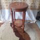 Wooden and cane serving trolley