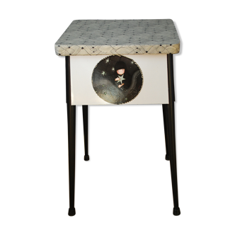 Formica stool revisited vintage
